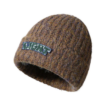 Large Head Circumference Knitted Hat for Women, Autumn and Winter Warm Knit Hat, Trendy Versatile Cold Hat for Men, Versatile Pullover Hat, Slouchy Hat