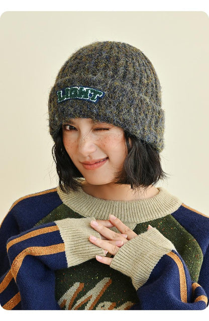 Large Head Circumference Knitted Hat for Women, Autumn and Winter Warm Knit Hat, Trendy Versatile Cold Hat for Men, Versatile Pullover Hat, Slouchy Hat