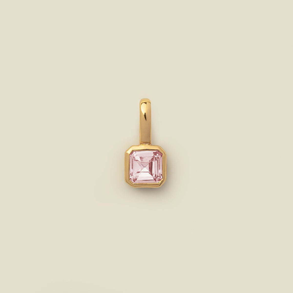 Titanium Steel Color Retention Colorful 12 Birthstone Pendant DIY Accessories Women Twelve Birthstone Cubic Zirconia Pendant Clavicle