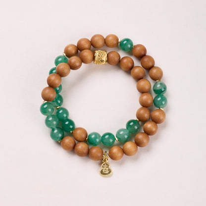Natural 8MM African Jade Bracelet Neon Jade Necklace Earrings Bracelet Festival Chinese Style Gift