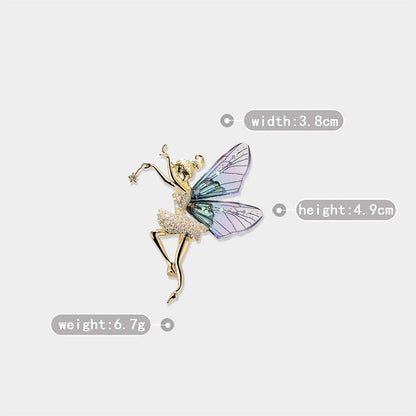 Sparkling Acrylic Transparent Wings Dragonfly Brooch Clothing Accessories Butterfly Corsage Bee Pin