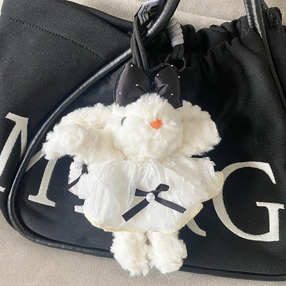 Plush Soft Cute Keychain Pendant Little Red Book Same Style Adorable Rabbit Plush Doll Cartoon Bag Pendant for Women