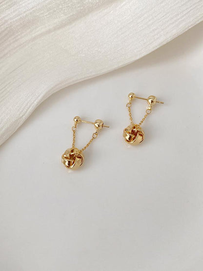 Tassel Unique French Niche Design High-end Ear Clip Earrings Autumn Winter Round Face Slimming Women New Ear Accessories