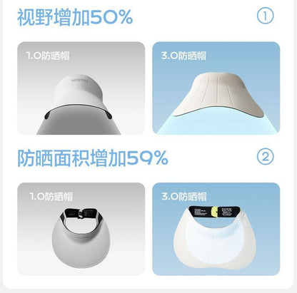 Natural Color Children's Sun Hat Baby Brimless Hat Boys Girls Baseball Cap Sun Hat Beach Wide Brim Summer