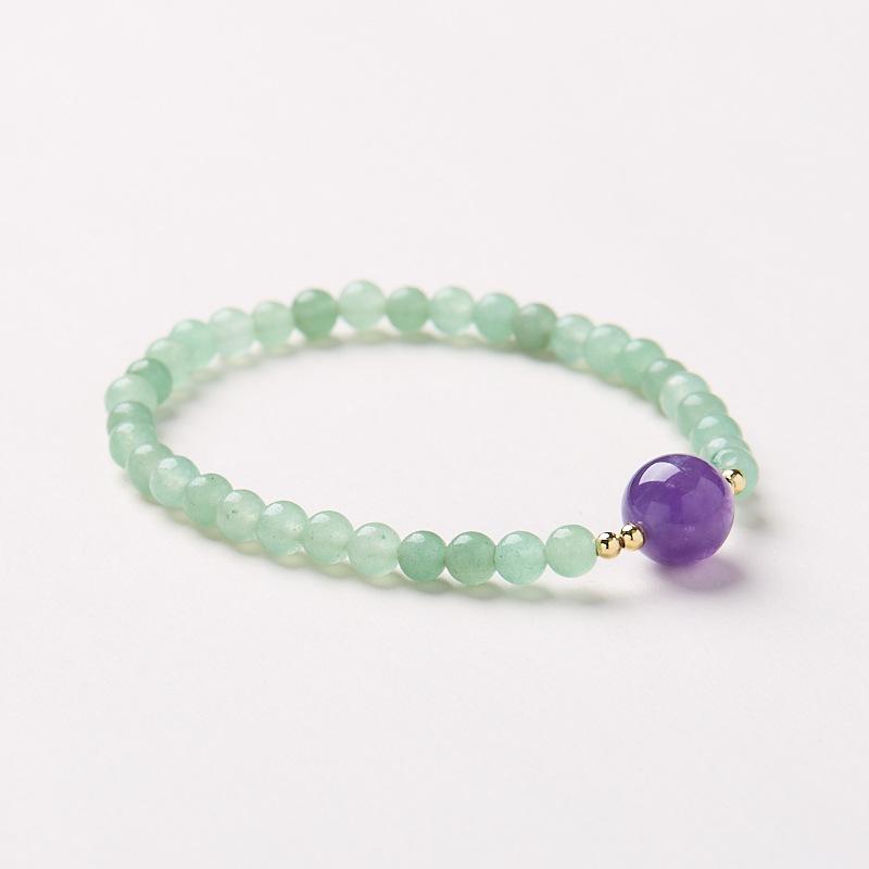8mm Natural Amethyst Bracelet for Women Purple Lavender Amethyst High-end Bracelet