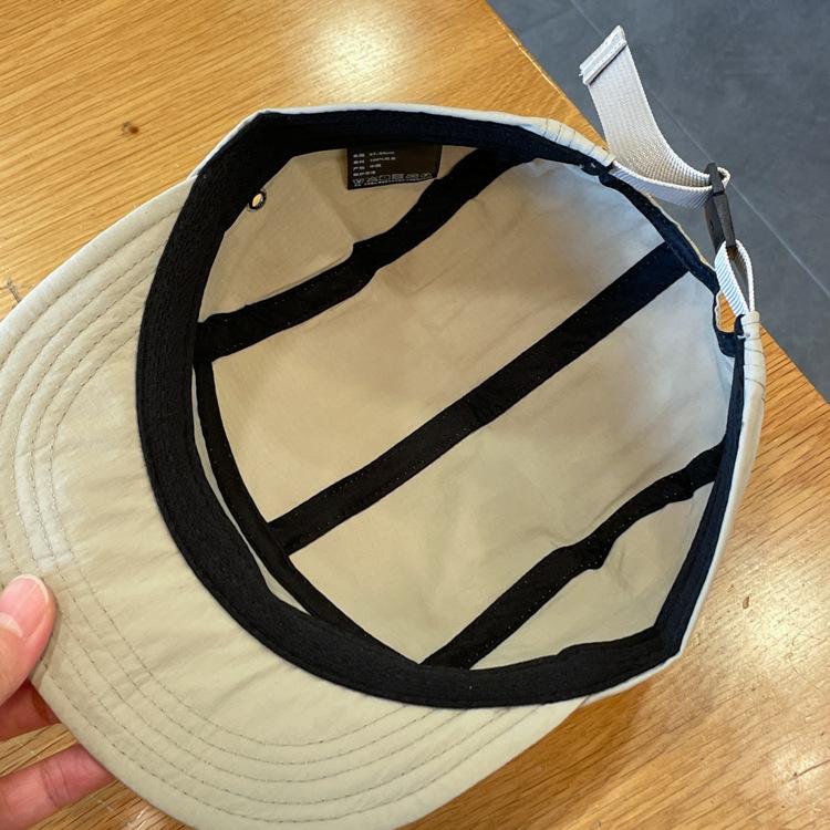 Spring, Summer, Autumn Outdoor Quick-Dry Baseball Cap Women's Japanese Short Brim Baseball Hat Men and Women Street Soft Brim Five-Piece Sun Hat