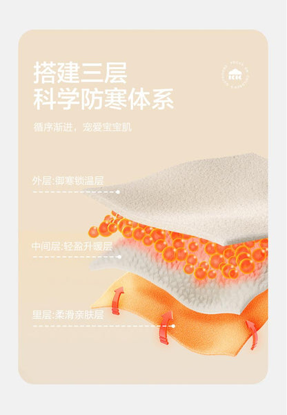Children's Hat Winter Baby Lei Feng Hat Autumn Winter Boys Girls Kids Korean Style Fleece Lined Warm Ear Protection Hat
