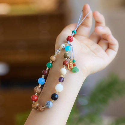 18 Bodhi Beads Bracelet Eighteen Beads Prayer Beads Bodhi Bracelet String Beads Bodhi Prayer Beads Temple Offering Souvenir
