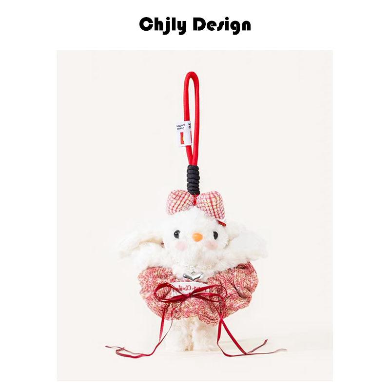 Plush Soft Cute Keychain Pendant Little Red Book Same Style Adorable Rabbit Plush Doll Cartoon Bag Pendant for Women