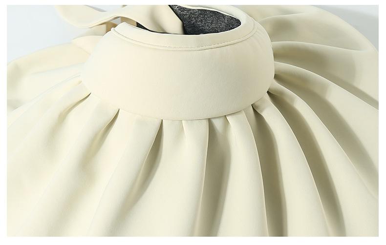 Spring and Summer Sun Hat Women's Big Brim Foldable Shell-like Bonnet Ice Silk Anti-Bacteria UV Protection Topless Hat