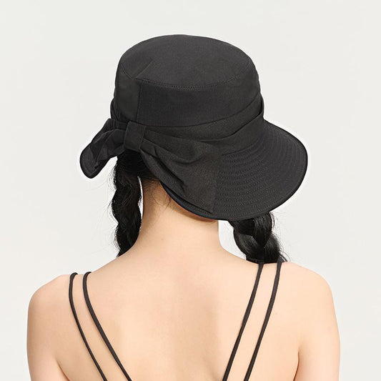 [Special Offer] Spring Summer Women's Sun Hat Outdoor Casual Sun Hat Face Slimming Sun Protection Hat Bowknot Fisherman Hat