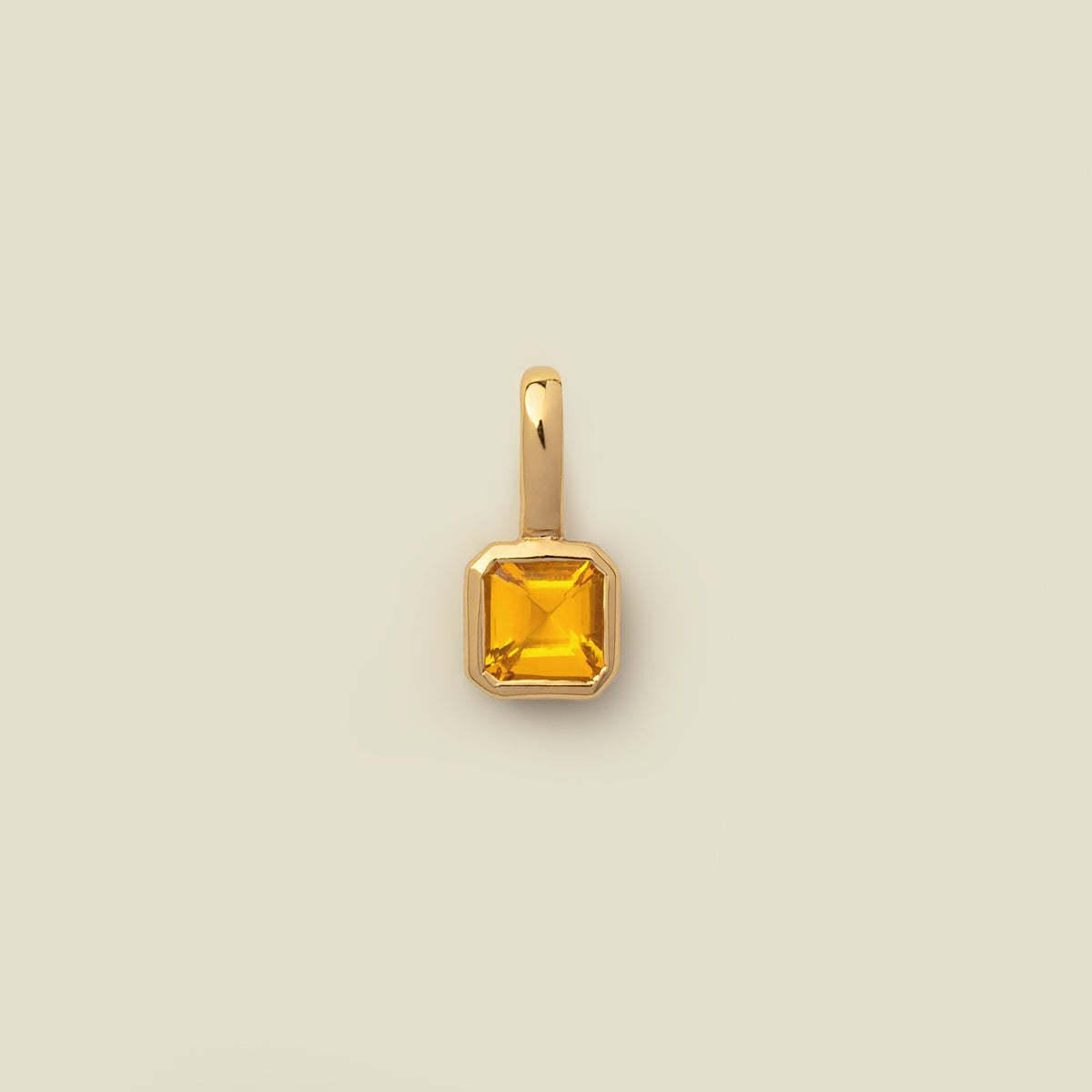 Titanium Steel Color Retention Colorful 12 Birthstone Pendant DIY Accessories Women Twelve Birthstone Cubic Zirconia Pendant Clavicle