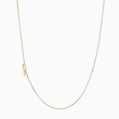 Titanium Steel High Color Retention 26 Letters Capital Initial Necklace for Women Clavicle Chain Gold Plated