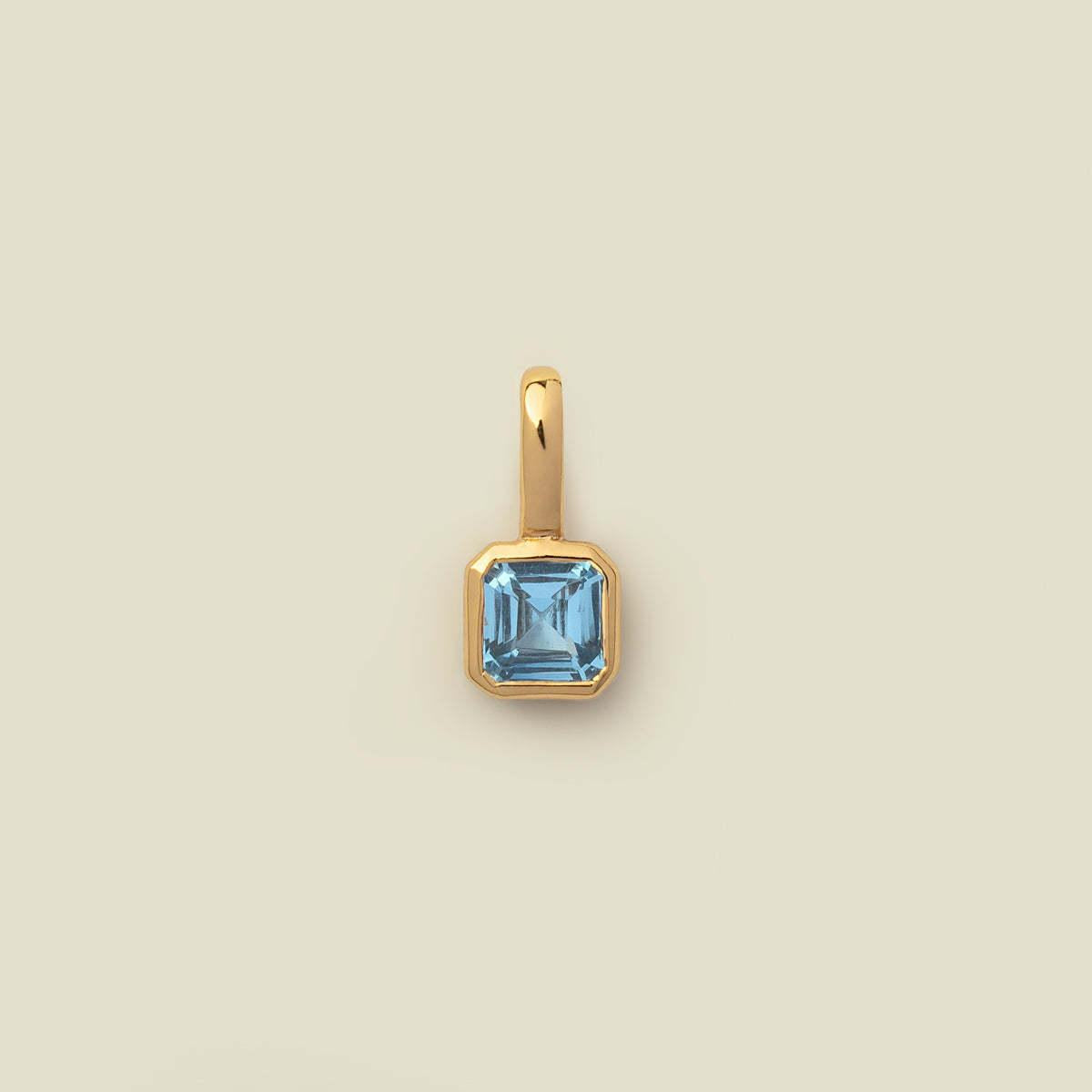 Titanium Steel Color Retention Colorful 12 Birthstone Pendant DIY Accessories Women Twelve Birthstone Cubic Zirconia Pendant Clavicle