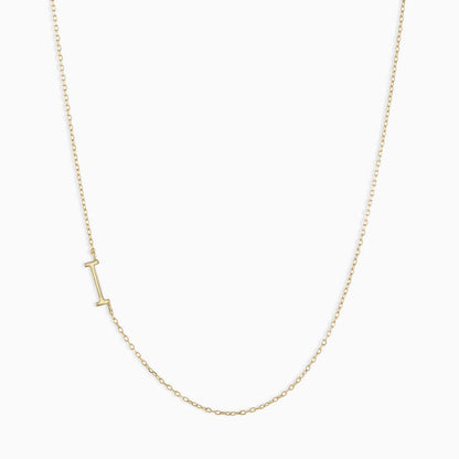 Titanium Steel High Color Retention 26 Letters Capital Initial Necklace for Women Clavicle Chain Gold Plated