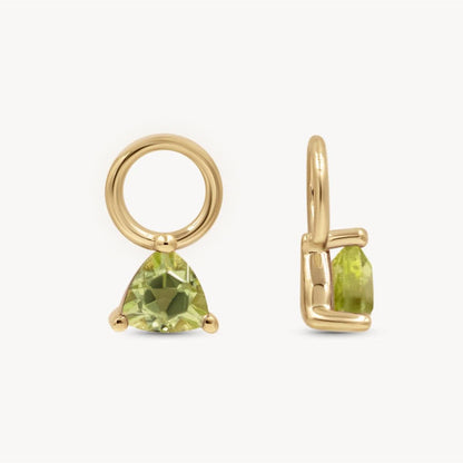 In Stock Classic Elements DIY December Birthstone Zircon Pendant for Women Mother's Day Color Retention Vacuum Furnace Plated 18K Gold