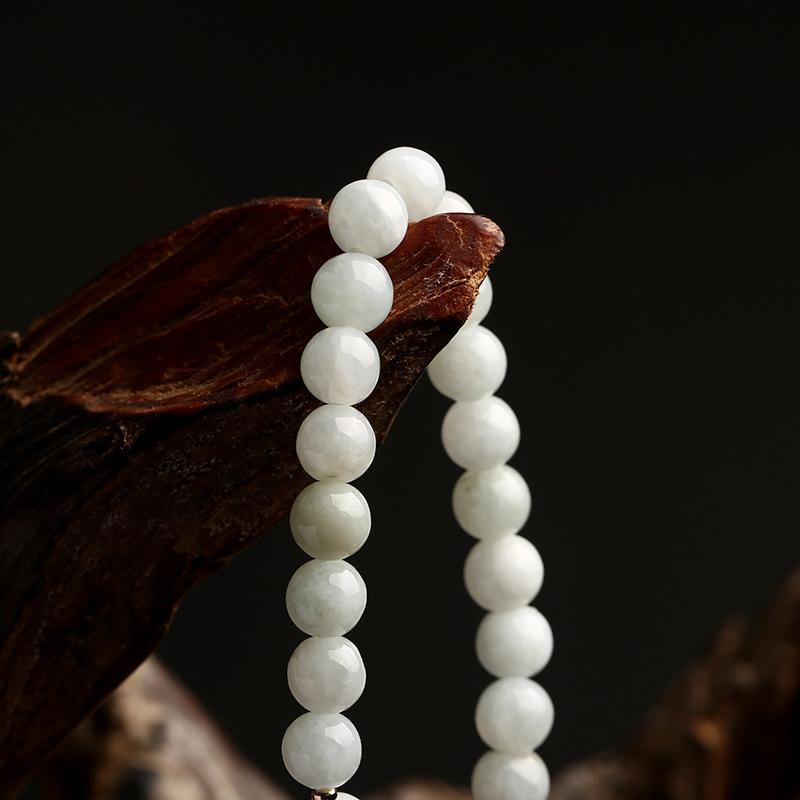 Original Natural Emerald Bracelet 14K Gilded Hanging Natural Shell Flower Jade Droplet Type Jade Jewelry