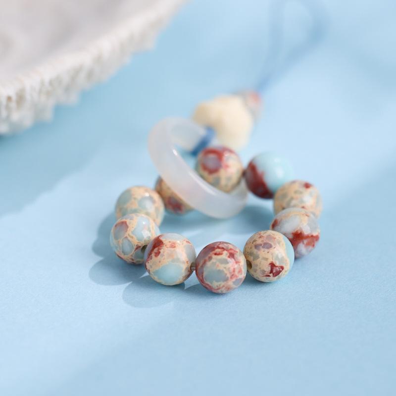 Original Design 10MM Shoushan Stone Pendant Ivory Fruit Awakening Lion National Trend Design Keychain Phone Chain Bag Pendant