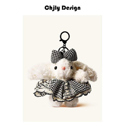 Plush Soft Cute Keychain Pendant Little Red Book Same Style Adorable Rabbit Plush Doll Cartoon Bag Pendant for Women