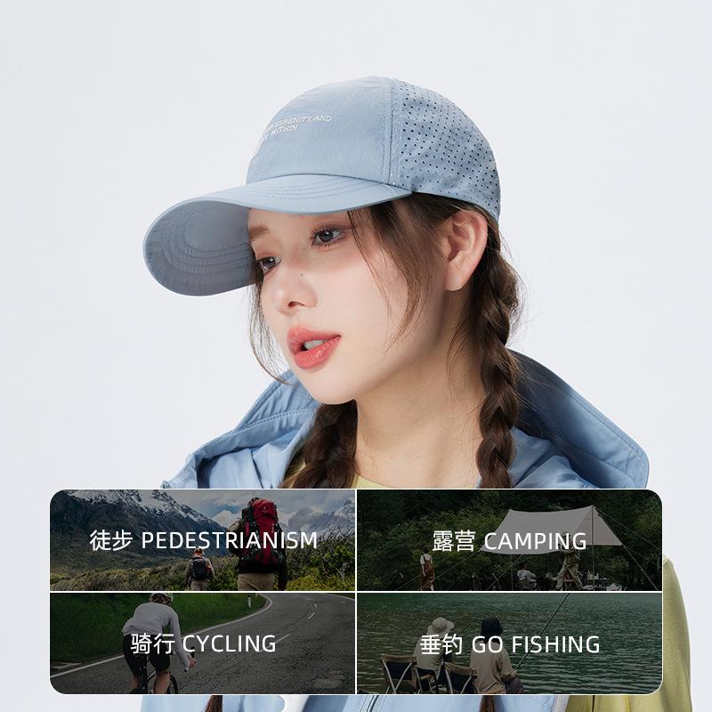 Lightweight Quick-Dry Hat for Men and Women, Breathable Thin Extended Baseball Cap, Summer Sunshade Fishing Cap, Running Sports Hat