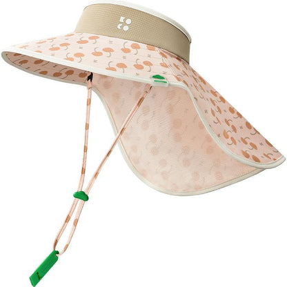 Children's Sun Hat Original Yarn Boys Girls Sunshade Hat Summer UV Protection Baby Sun Hat Open Top Wide Brim