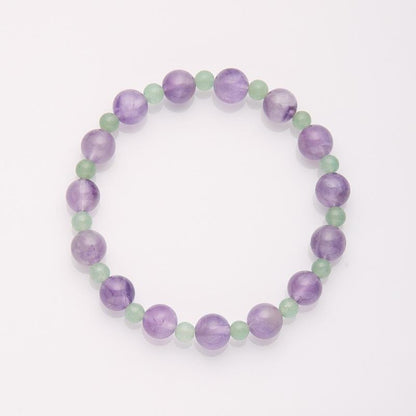 8mm Natural Amethyst Bracelet for Women Purple Lavender Amethyst High-end Bracelet
