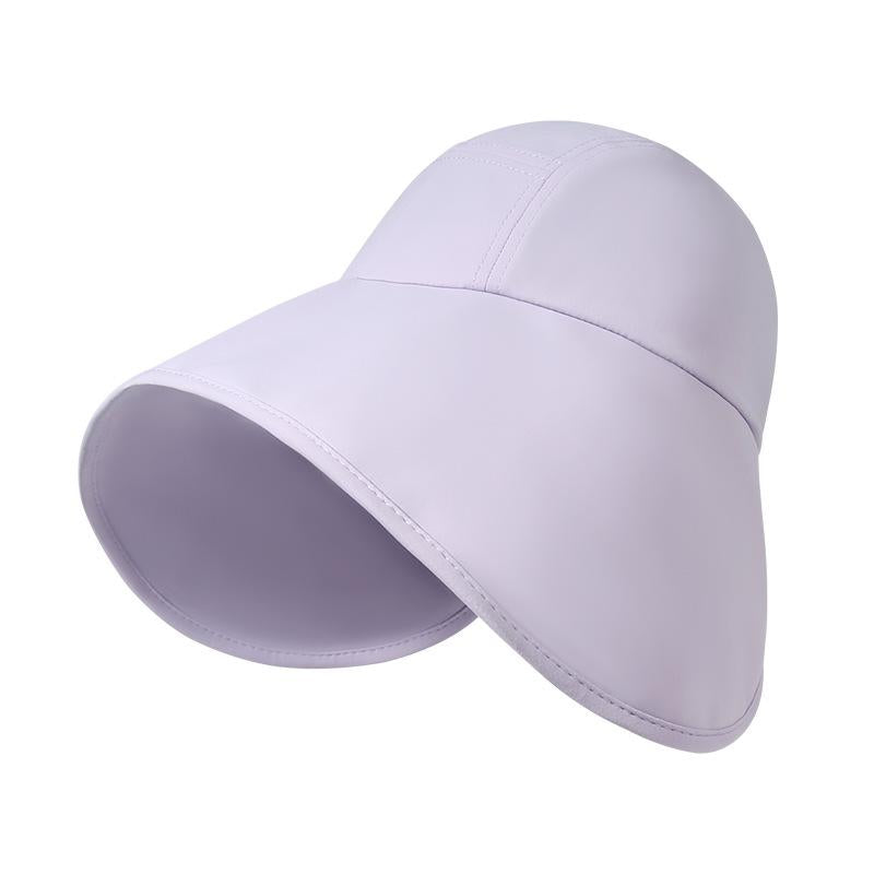 Spring and Summer Sun Protection Hat for Women, Ice Silk Cool Sun Hat, UV Protection, Fashionable Wide Brim Casual Hat
