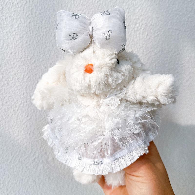 Plush Soft Cute Keychain Pendant Little Red Book Same Style Adorable Rabbit Plush Doll Cartoon Bag Pendant for Women
