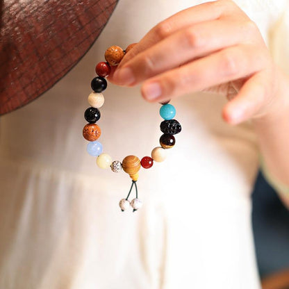 18 Bodhi Beads Bracelet Eighteen Beads Prayer Beads Bodhi Bracelet String Beads Bodhi Prayer Beads Temple Offering Souvenir