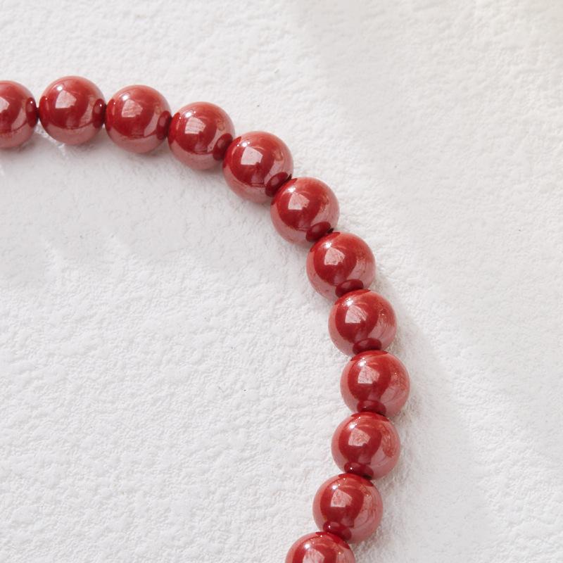 Xiangxi Original High-Content Imperial Sand Bracelet Good Luck and Success Cinnabar Bracelet Zodiac Year Gift