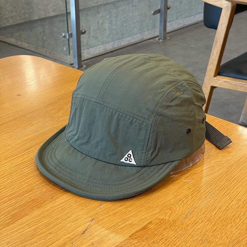 Spring, Summer, Autumn Outdoor Quick-Dry Baseball Cap Women's Japanese Short Brim Baseball Hat Men and Women Street Soft Brim Five-Piece Sun Hat