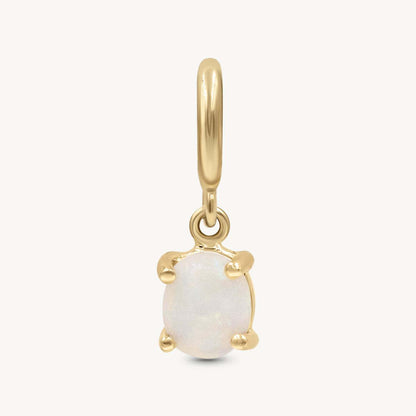 In Stock Classic Elements DIY December Birthstone Zircon Pendant for Women Mother's Day Color Retention Vacuum Furnace Plated 18K Gold