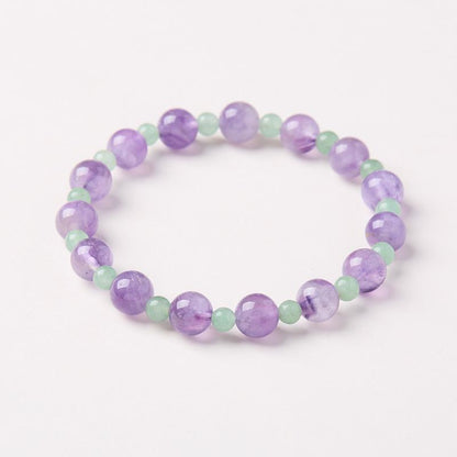 8mm Natural Amethyst Bracelet for Women Purple Lavender Amethyst High-end Bracelet