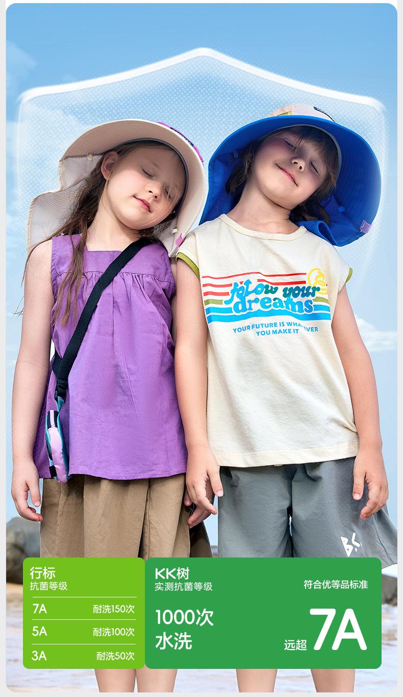 Boys Girls Wide Brim Children Sun Hat Baby Sun Hat UV Protection Beach Summer Hat