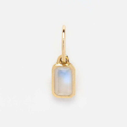 Stainless Steel 12 Birthstone Pendant DIY Accessories Necklace Twelve Birthstone Cubic Colorful Zircon Pendant Color Retention