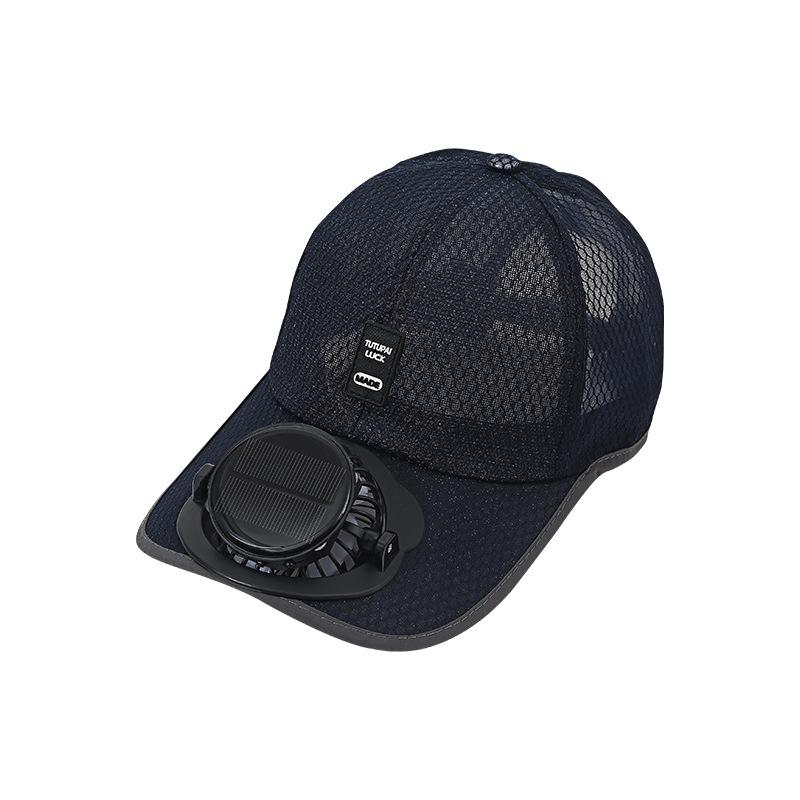 Summer New Breathable Mesh Hat Solar Charging Fan Hat Sunshade Sun Protection Outdoor Casual Unisex Adult