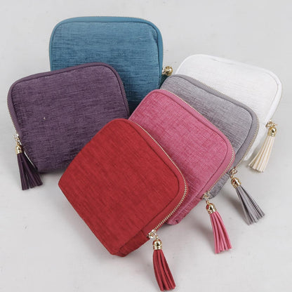 Jewelry Protection Storage Bag High-end Exquisite Jewelry Bracelet Necklace Storage Pouch Portable Zipper Jewelry Box