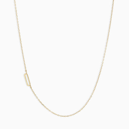 Titanium Steel High Color Retention 26 Letters Capital Initial Necklace for Women Clavicle Chain Gold Plated