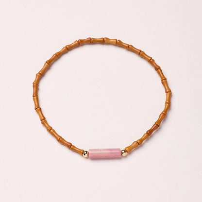 Temple Style Natural Olive Stone Bracelet New Chinese Style Bamboo Knot Bracelet Taoist Temple Souvenir Wholesale