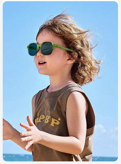 Children's Card Sunglasses Foldable Boys' Sunglasses Girls' Trendy Fashion Baby Polarized UV Protection