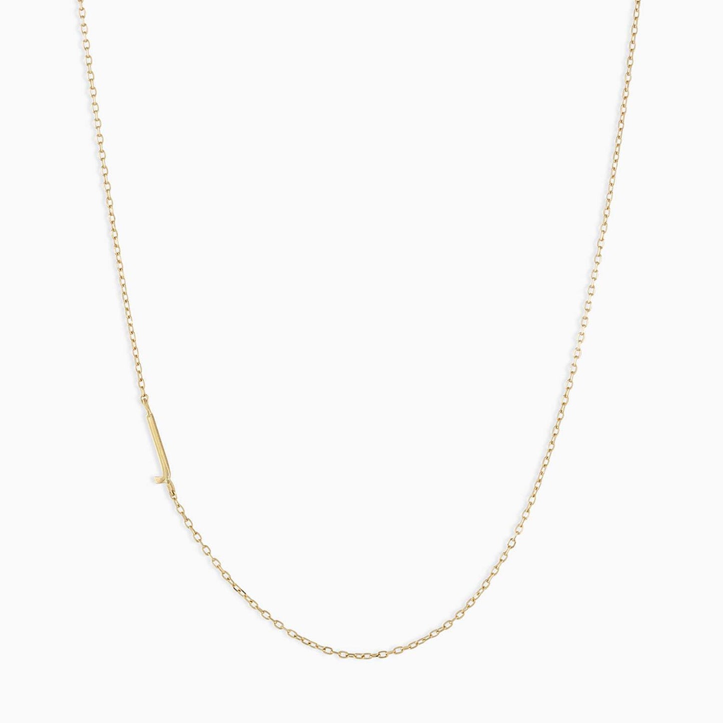 Titanium Steel High Color Retention 26 Letters Capital Initial Necklace for Women Clavicle Chain Gold Plated