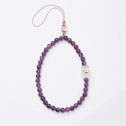 Nine Purple Fire Bracelet for Women Amethyst Purple Phantom Design Crystal Gemstone DIY Bracelet Collection