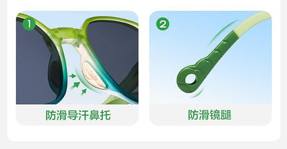 Children's Card Sunglasses Foldable Boys' Sunglasses Girls' Trendy Fashion Baby Polarized UV Protection
