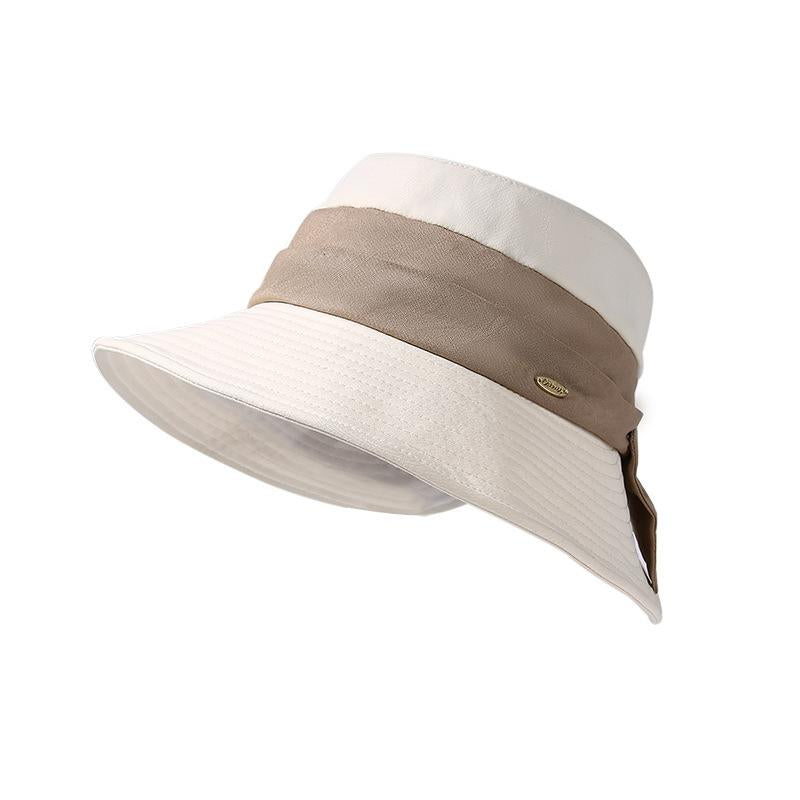 [Special Offer] Spring Summer Women's Sun Hat Outdoor Casual Sun Hat Face Slimming Sun Protection Hat Bowknot Fisherman Hat