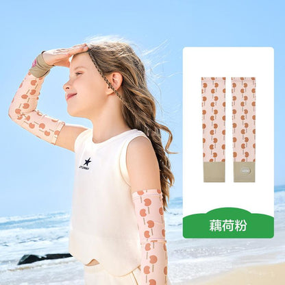 Kocotree Children's Ice Sleeve Boys and Girls Ice Silk Sun Protection Baby Oversleeve Summer Thin Breathable Arm UV Protection