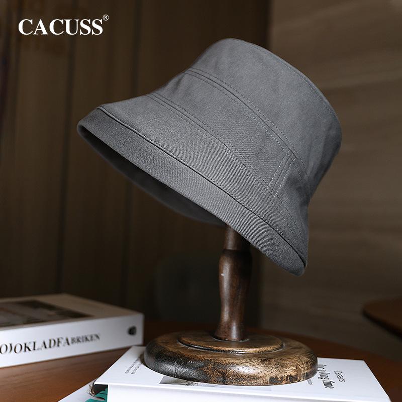 Sun Hat for Women Simple Versatile Fisherman Hat In Stock Japanese Style Large Head Circumference Sun Hat Korean Trendy Brand Wide Brim Hat
