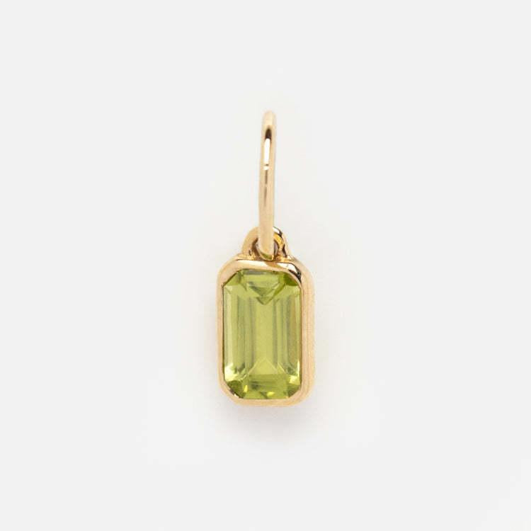 Stainless Steel 12 Birthstone Pendant DIY Accessories Necklace Twelve Birthstone Cubic Colorful Zircon Pendant Color Retention