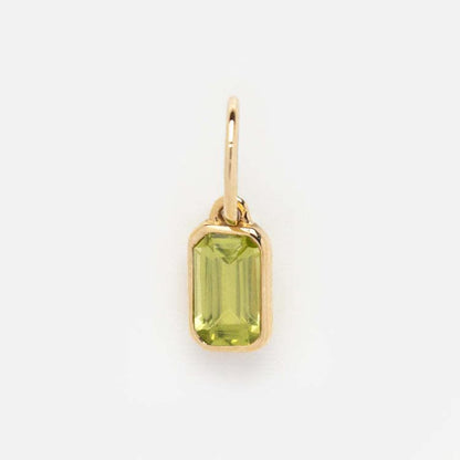 Stainless Steel 12 Birthstone Pendant DIY Accessories Necklace Twelve Birthstone Cubic Colorful Zircon Pendant Color Retention