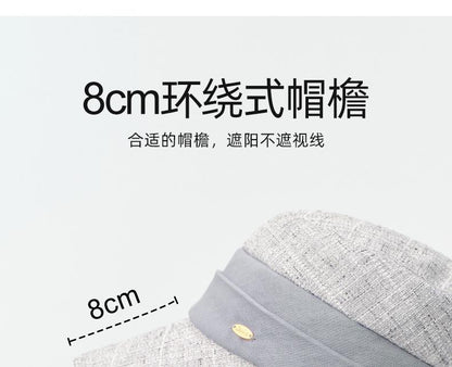 [Special Offer] Spring Summer Women's Sun Hat Outdoor Casual Sun Hat Face Slimming Sun Protection Hat Bowknot Fisherman Hat