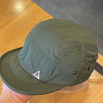 Spring, Summer, Autumn Outdoor Quick-Dry Baseball Cap Women's Japanese Short Brim Baseball Hat Men and Women Street Soft Brim Five-Piece Sun Hat
